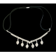 Bijou de front strass argenté brillant