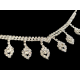 Bijou de front strass argenté brillant