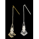 Tikka indienne ovale en pierre et strass