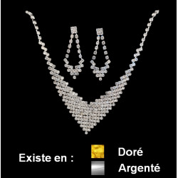 Parure strass 