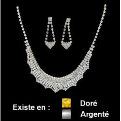 Parure strass pas cher