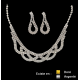 Parure strass 2 pièces femme