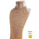 Collier cascade de franges strass or