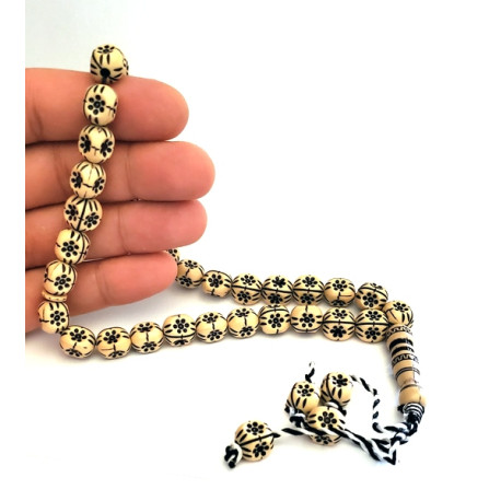 Sebha perles cubique beige