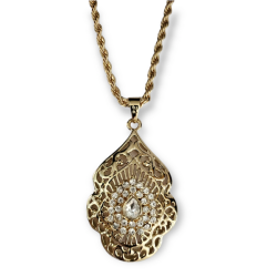 Collier oriental meskia plaqué or