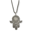 Collier oriental et son pendentif main de Fatma