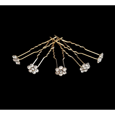 Epingles à cheveux pour mariage cristal strass