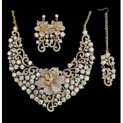 Parure bollywood cristal 3 pièces