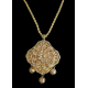 Collier Meskia grande taille motif fleur