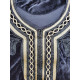 Robe orientale sans capuche en velours femme 