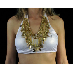 Bustier dos nu de danse orientale