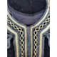 Robe orientale sans capuche en velours femme 