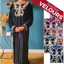 Djellaba velours femme collection hiver