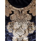 Djellaba femme en velours décor brodé pailleté
