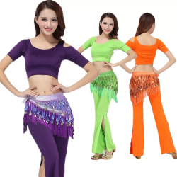 Tenue de cours de danse femme colorée