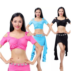 Tenue de danse orientale pour cours 2 pièces top jupette