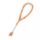 Chapelet Tasbih en bois naturel 33 grains