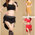 Tenue de cours de danse orientale 2 pièces mini jupette