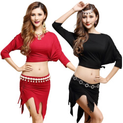 Ensemble pour cours de Danse Orientale top et jupette