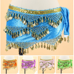 Destockage ceinture de danse orientale velours