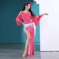 Robe Baladi / Saïdi de danse orientale jaune