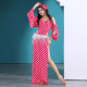 Robe Baladi / Saïdi de danse orientale jaune