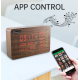 Horloge Azan bois - Lecteur Coran/Radio FM