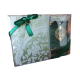 Coffret cadeau musulman Coran motif doré + Tapis + Tasbih
