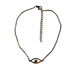 Chaîne de cheville Oeil doré