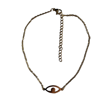 Chaîne de cheville Oeil doré