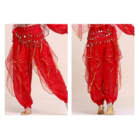 Pantalon de danse femme à paillettes