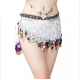 Foulard Bellly Dance franges et sequins