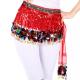 Foulard Bellly Dance franges et sequins
