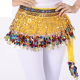 Foulard Bellly Dance franges et sequins