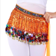 Foulard Bellly Dance franges et sequins