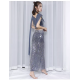 Robe de danse orientale glossy et son voile