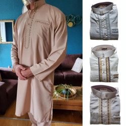 Ensemble Qamis pakistanais et son pantalon