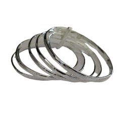 Semainier bracelet oriental plaqué or blanc
