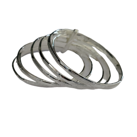Semainier bracelet oriental plaqué or blanc