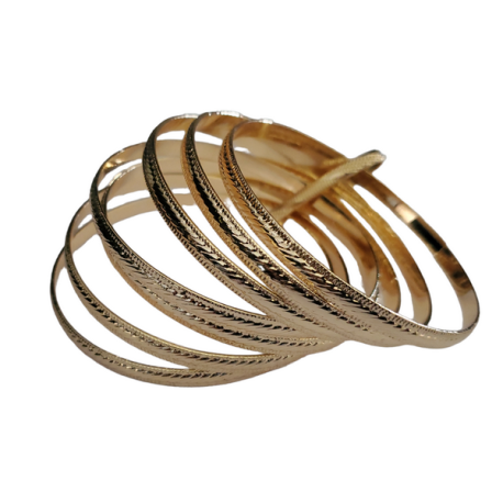 Bracelet semainier 3 couleurs plaqué or