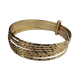 Lot de 7 bracelets plaqué or semainier