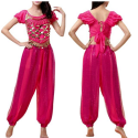 Ensemble oriental fuschia choli + pantalon