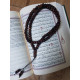 Chapelet Islamique Tasbih 99 grains bois