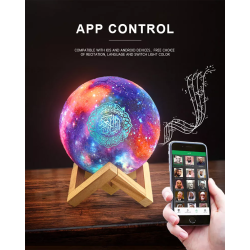 Lampe Lune et Lecteur Coranique Bluetooth