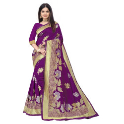 Sari indien de danse Bollywood violet