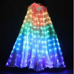 Ailes d'isis lumineuses multicolores pour enfant