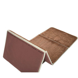 Tapis de prière pliable avec dossier velours 