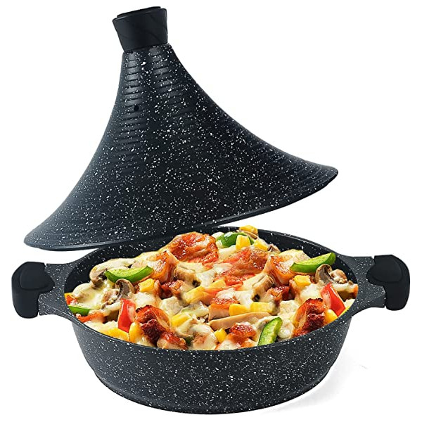 10€55 sur Cuisy - Tajine en fonte d'aluminium tous feux