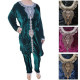 Tenue orientale femme 2 pièces Tunique + Pantalon turquoise
