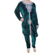Tenue orientale femme 2 pièces Tunique + Pantalon turquoise